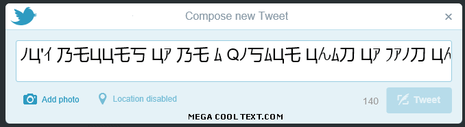 chinese text generator on Twitter