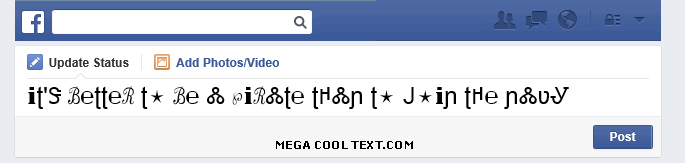 cool font maker on Facebook