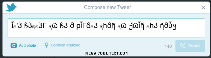 Weird text generator cool text